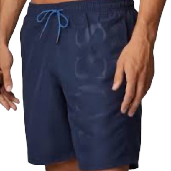 Hugo Boss men’s swim trunks navy blue Small - Picture 2 of 8